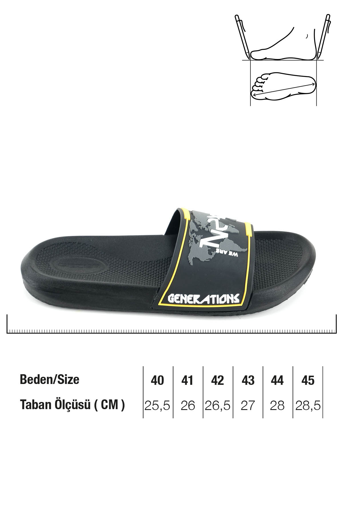 Erkek Yazlık PU Islak Zemine Uygun Ev Banyo Bahçe Havuz Terlik - Görsel 3