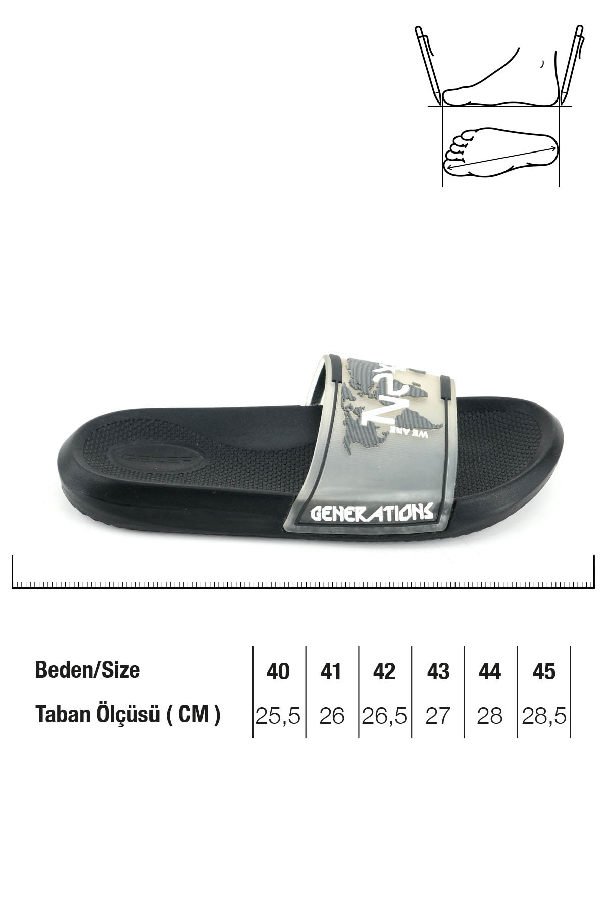 Erkek Yazlık PU Islak Zemine Uygun Ev Banyo Bahçe Havuz Terlik - Görsel 3