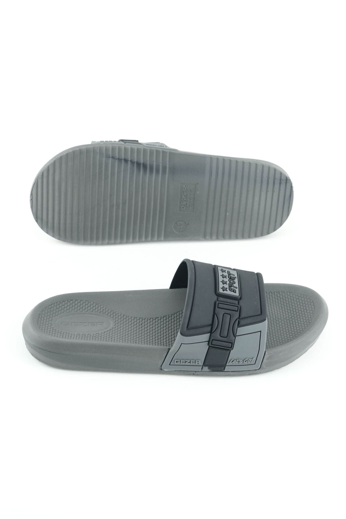 Sport Erkek Yazlık PU Islak Zemine Uygun Günlük Ev Banyo Bahçe Havuz Terlik - Görsel 6