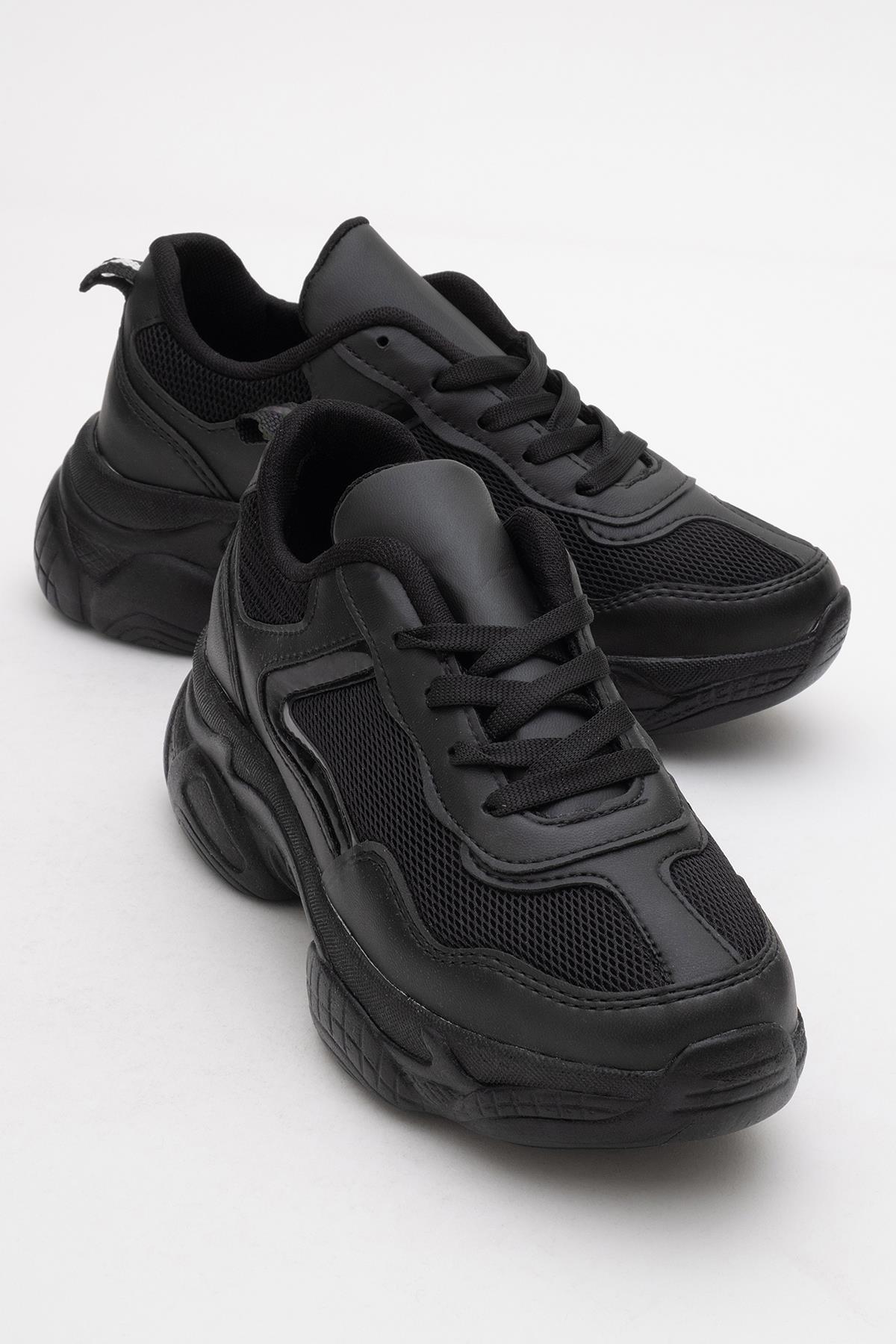 Kadın Anorak Spor Ayakkabı SİYAH SİYAH - Görsel 2