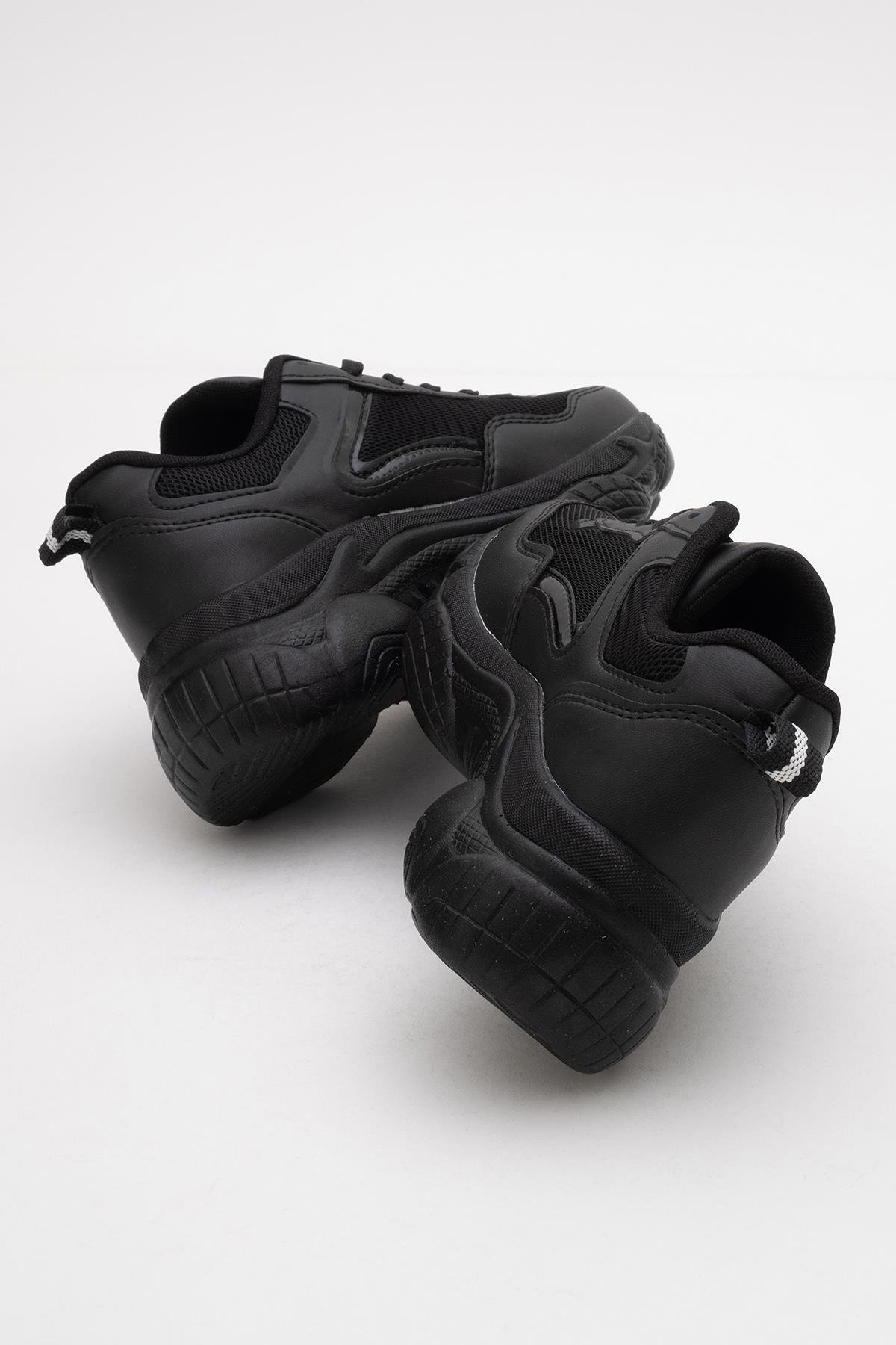 Kadın Anorak Spor Ayakkabı SİYAH SİYAH - Görsel 5