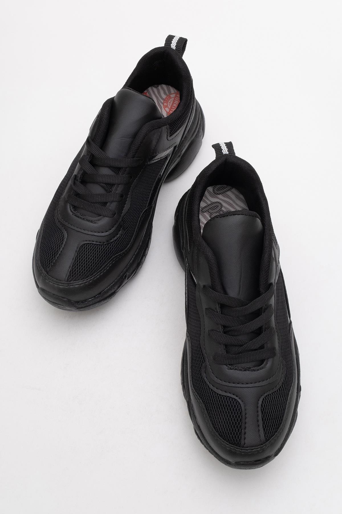 Kadın Anorak Spor Ayakkabı SİYAH SİYAH - Görsel 6