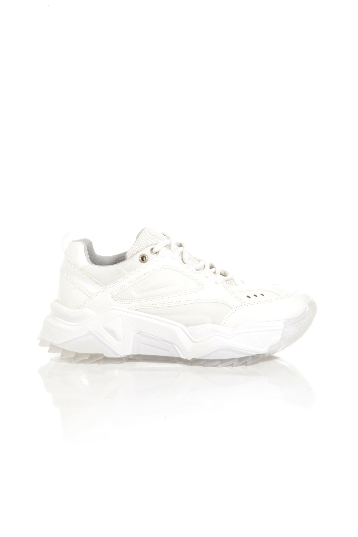 Alba Beyaz Sneaker Günlük Kadın Spor Ayakkabı - Görsel 6
