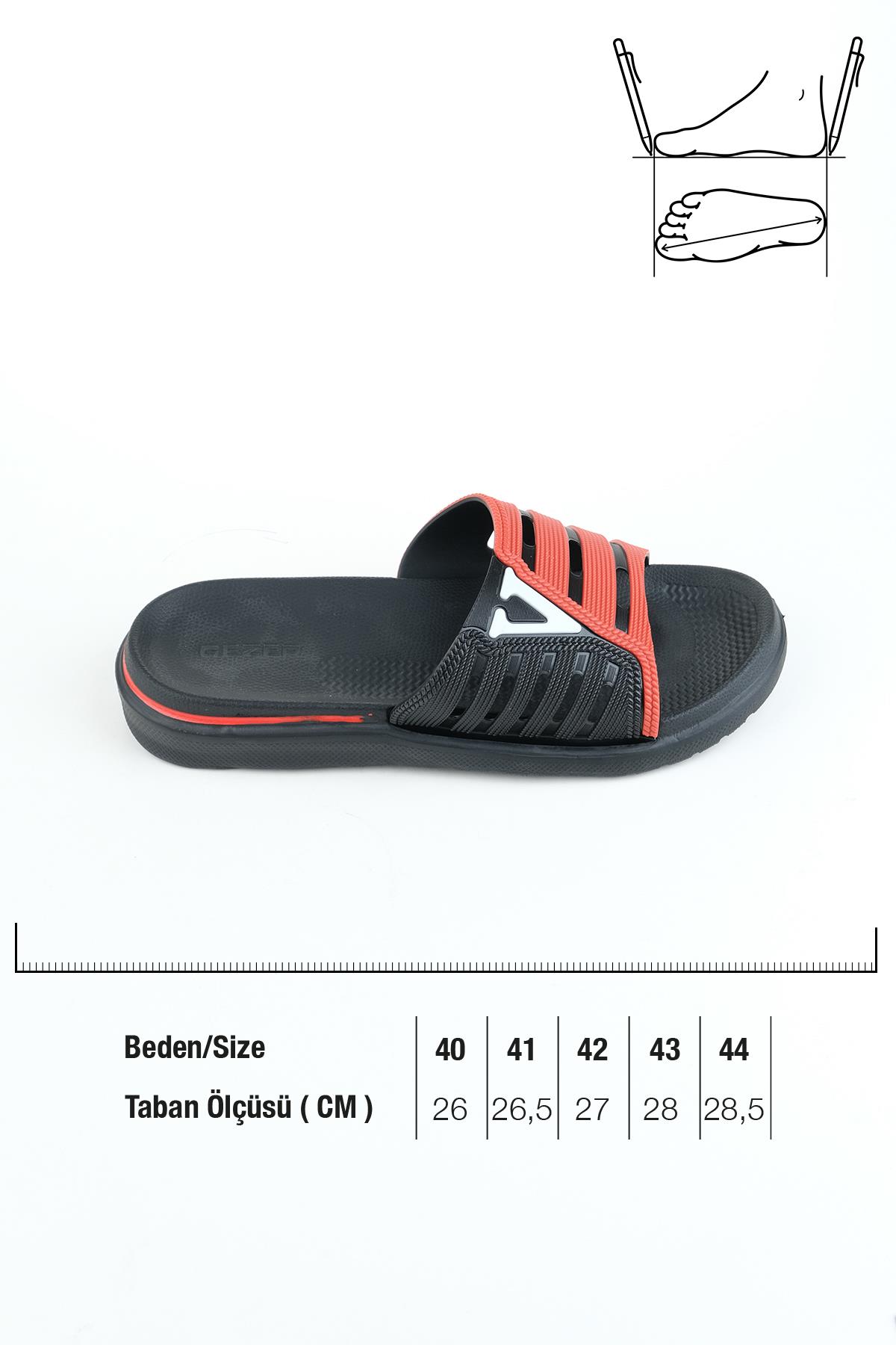 09652 Erkek Deniz Plaj Havuz Banyo Günlük Terlik - Görsel 3