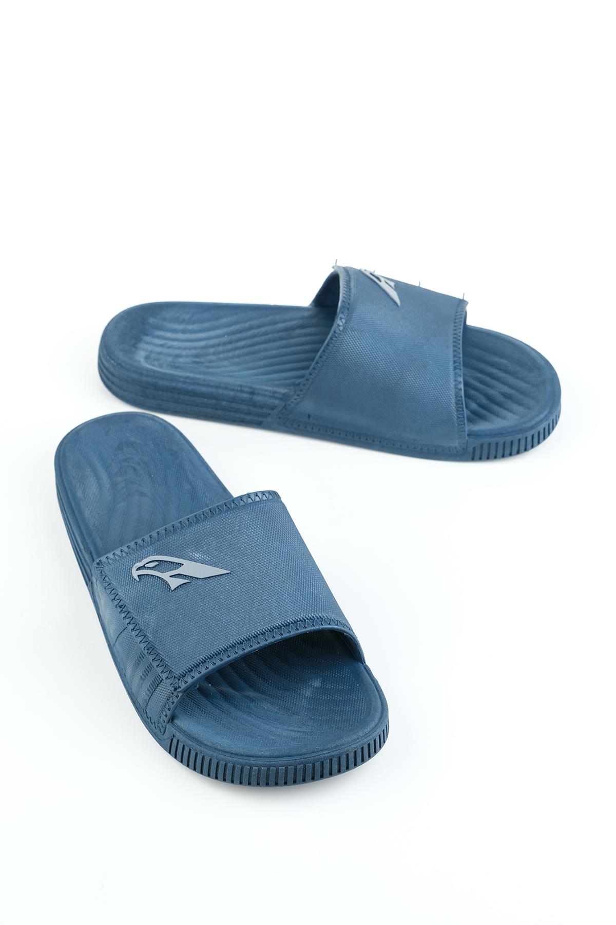 14194 Erkek Kaydırmaz Deniz Plaj Havuz Banyo Günlük Terlik - Görsel 2