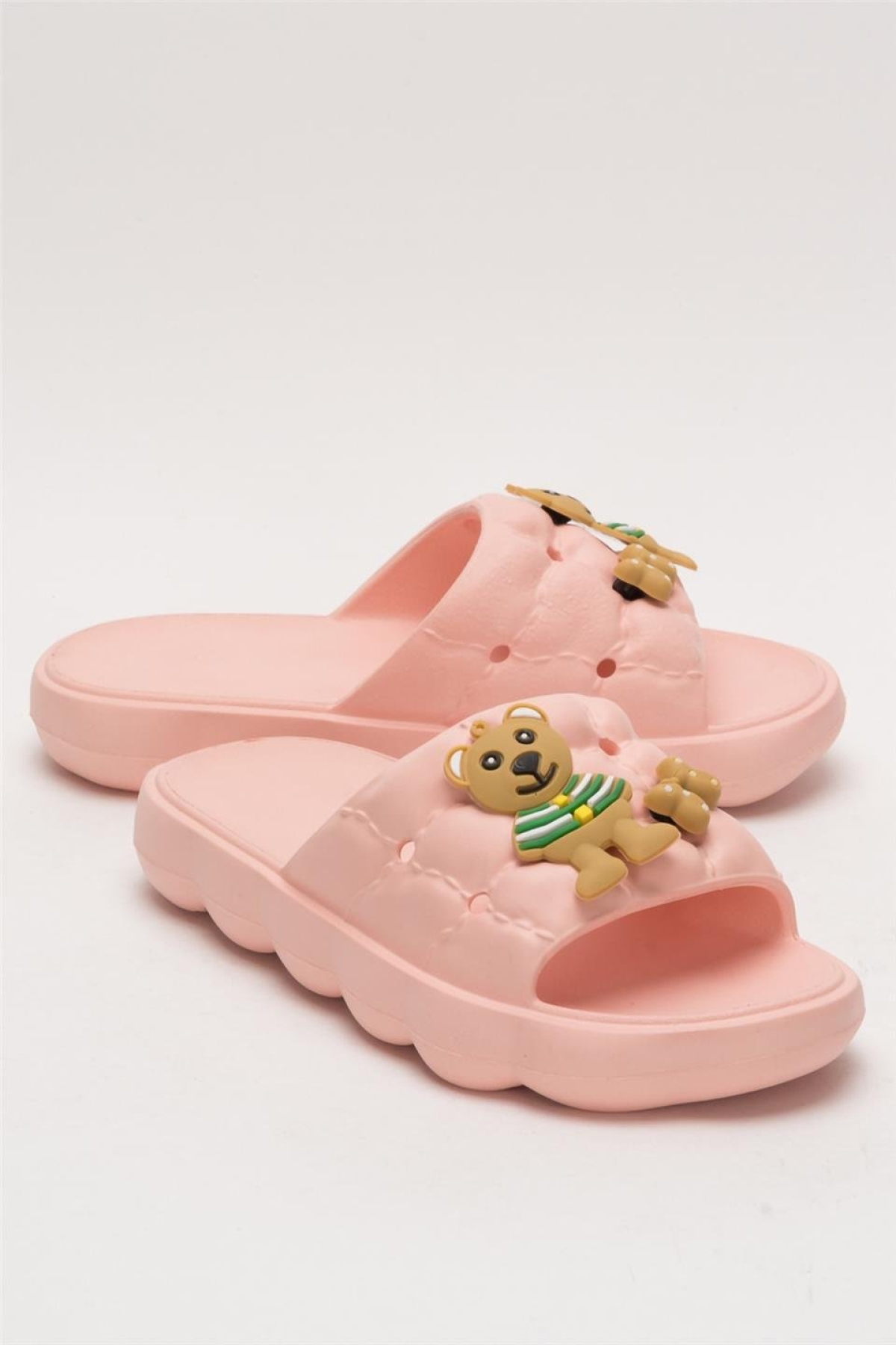 Rahat Taban Comfort Kadın Terlik PUDRA - Görsel 3