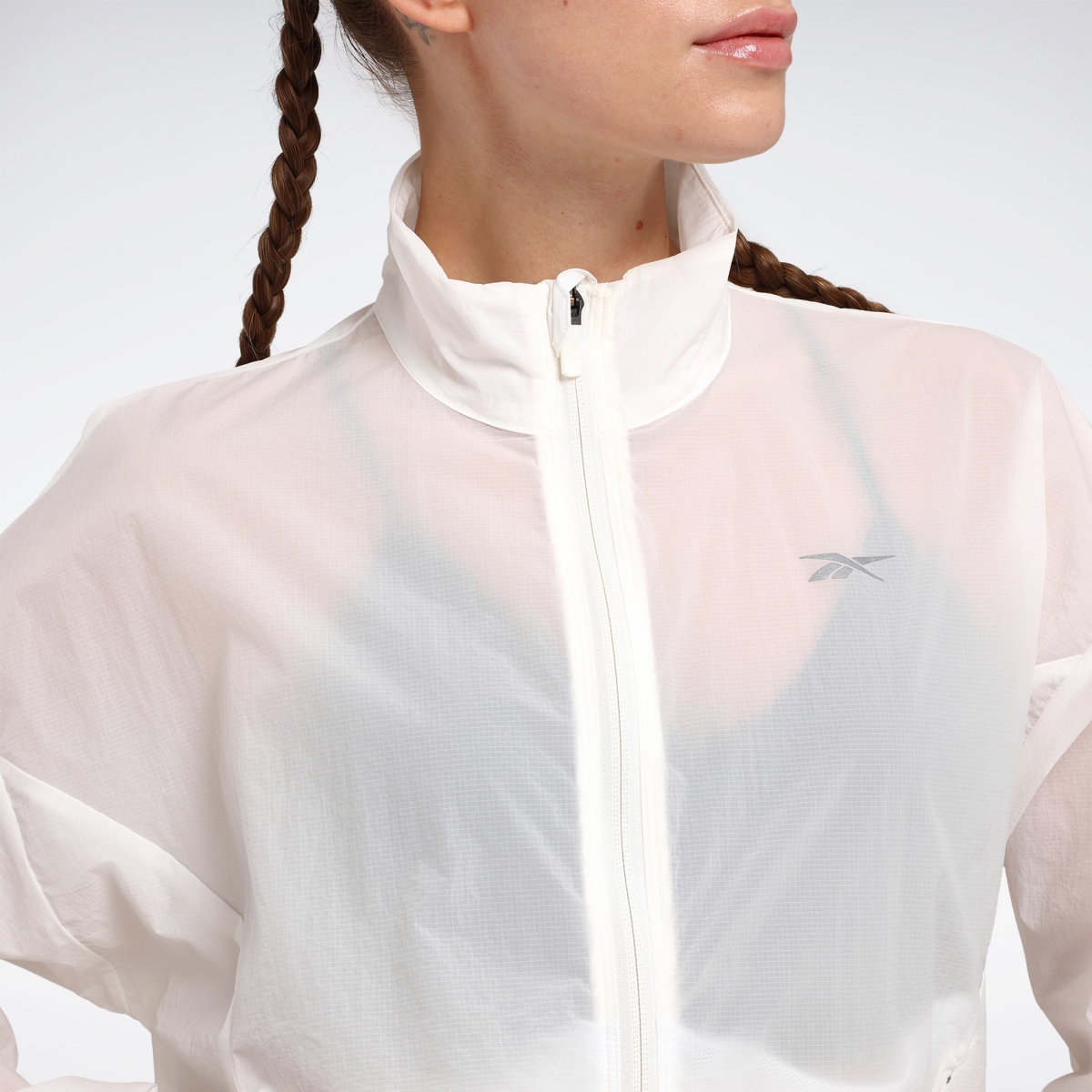 Reebok SPEED WOVEN JACKET Ekru Kadın Ceket