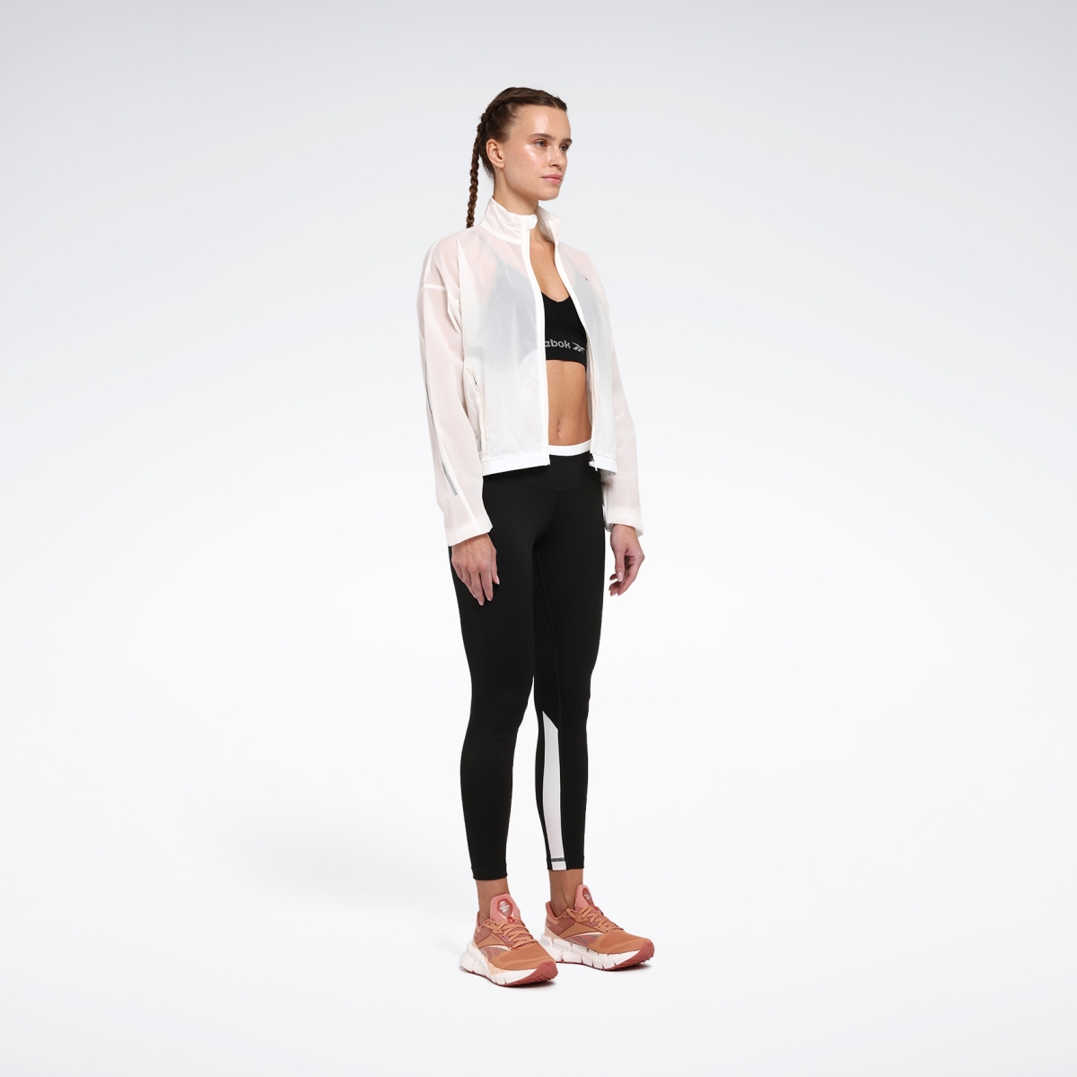 Reebok SPEED WOVEN JACKET Ekru Kadın Ceket