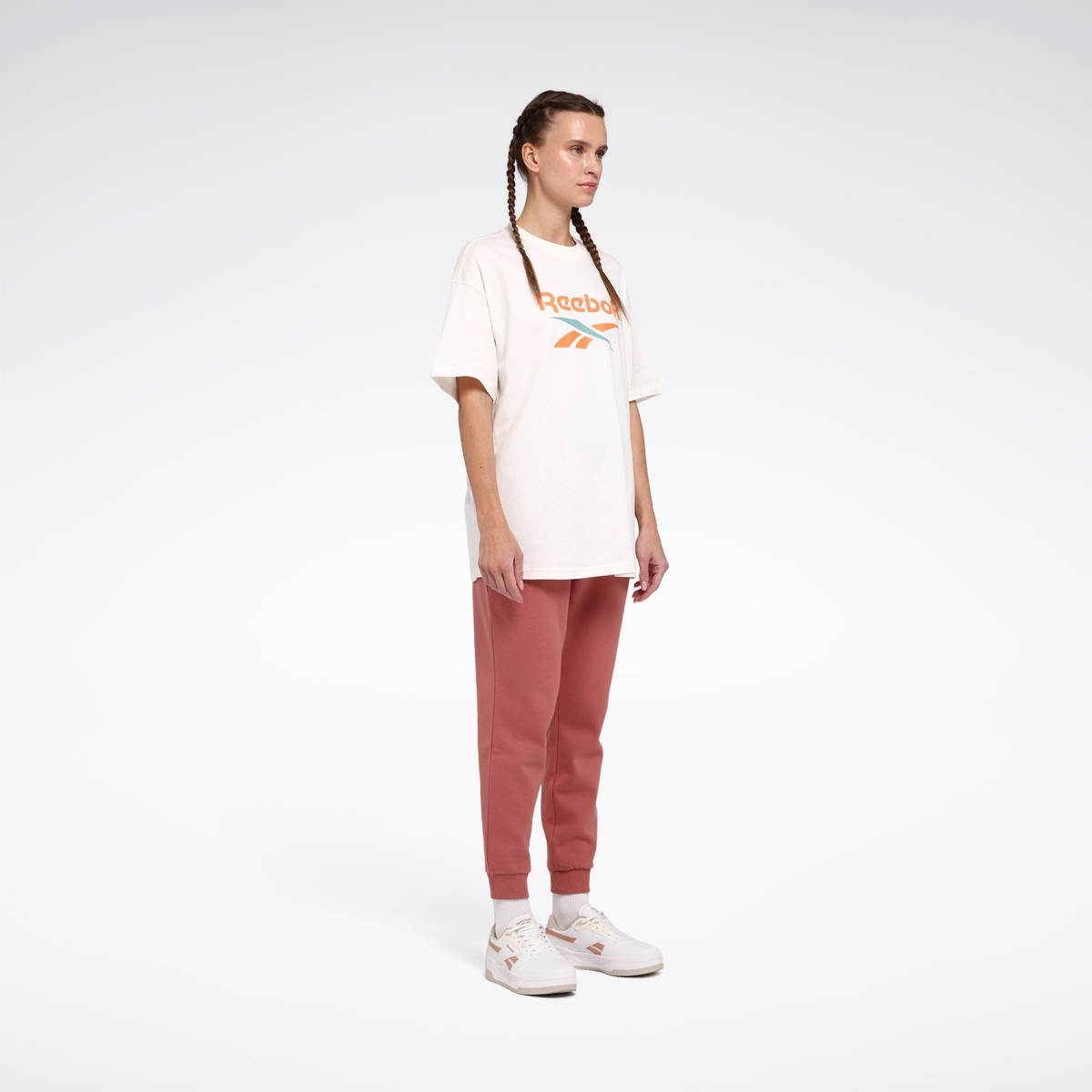 Reebok RI SL FLEECE JOGGER Pembe Kadın Eşofman Altı