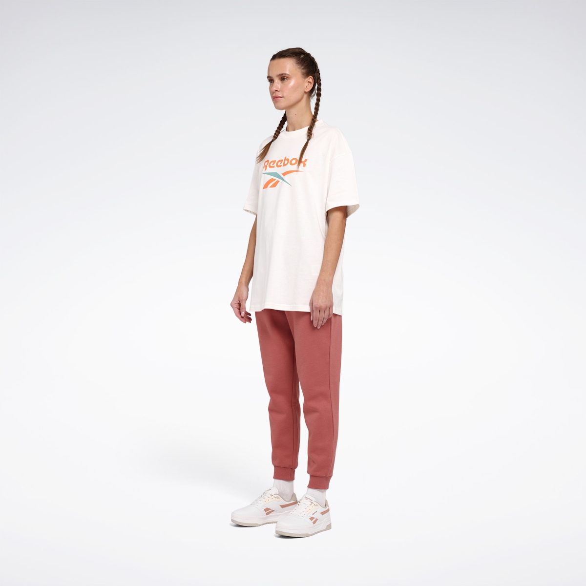 Reebok RI SL FLEECE JOGGER Pembe Kadın Eşofman Altı