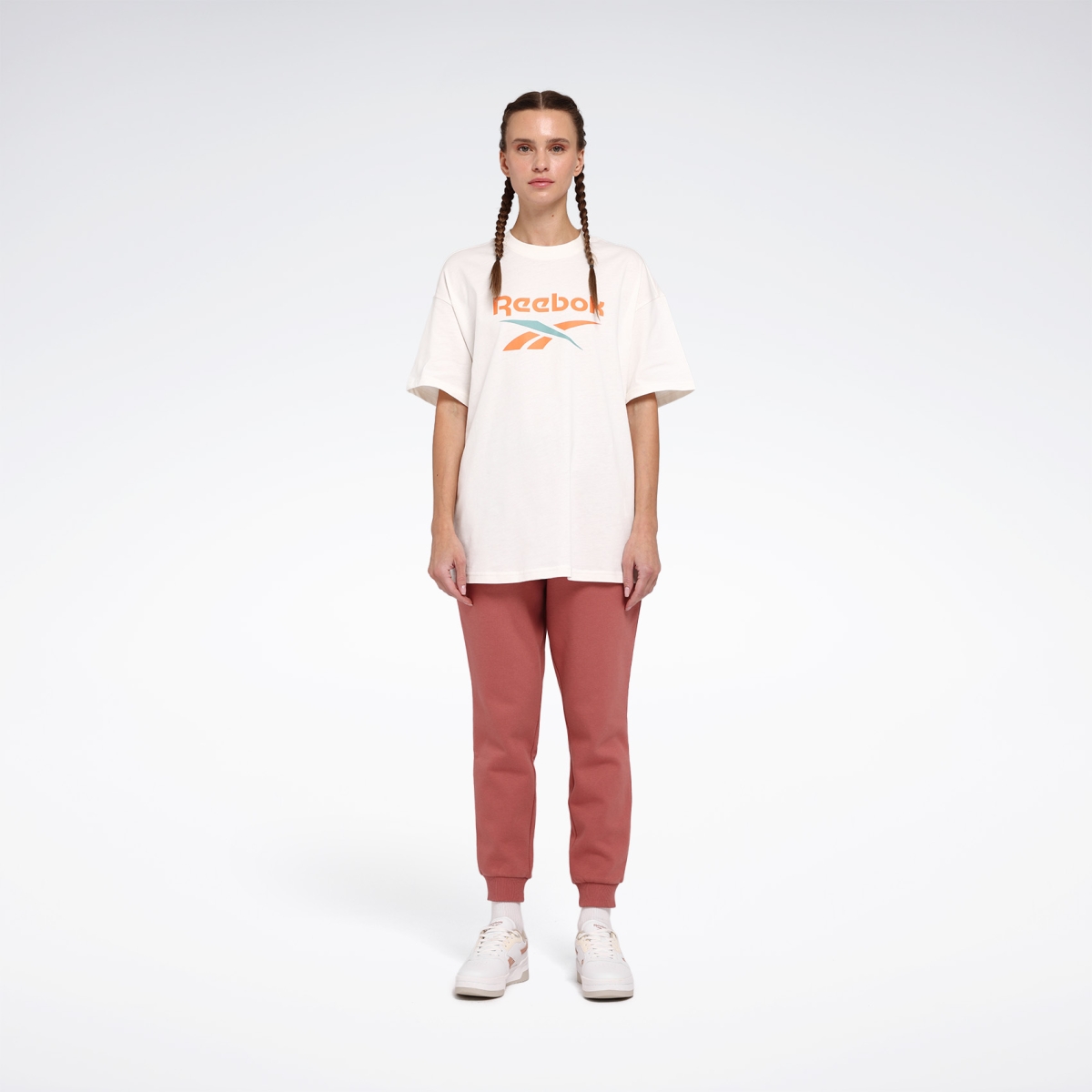 Reebok RI SL FLEECE JOGGER Pembe Kadın Eşofman Altı