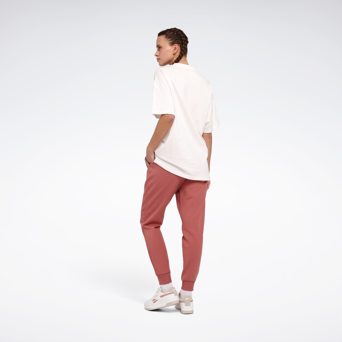 Reebok RI SL FLEECE JOGGER Pembe Kadın Eşofman Altı