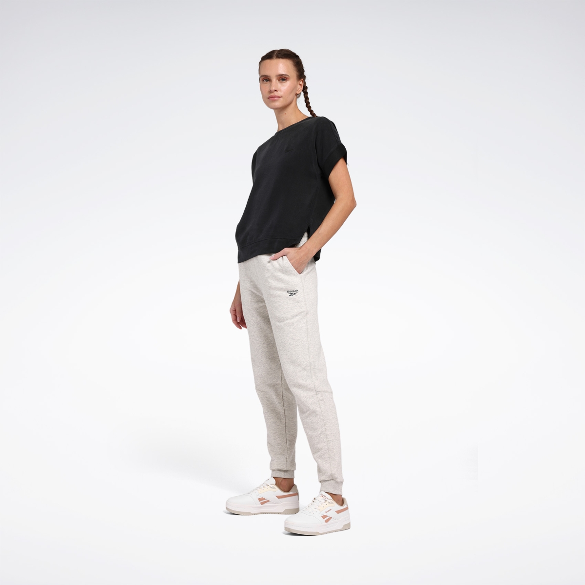 Reebok NEW ID REG JOGGER Gri Kadın Eşofman Altı