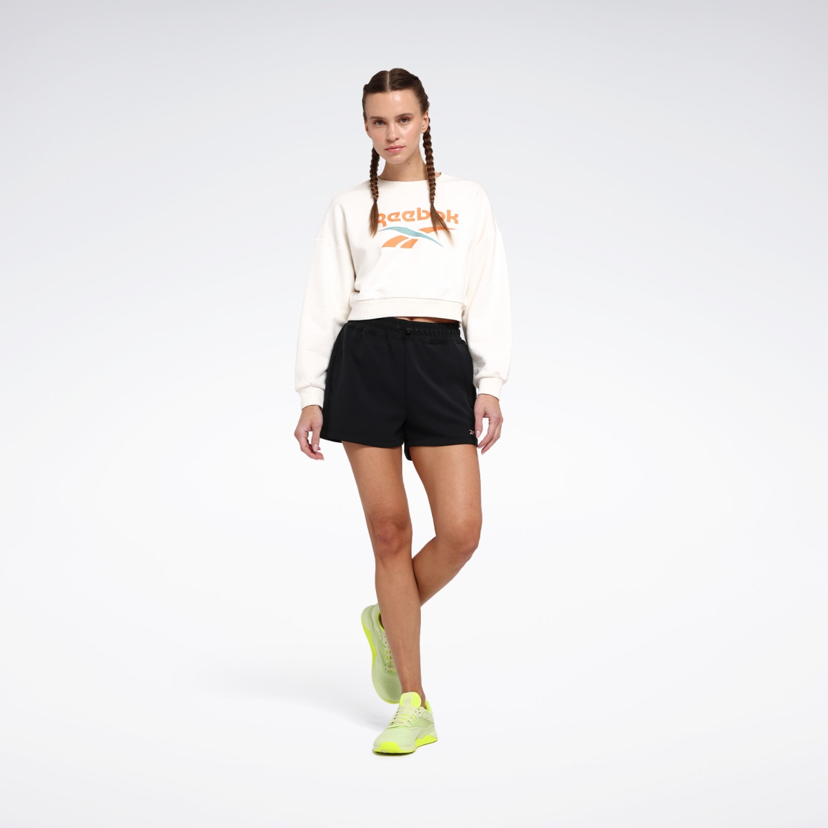 Reebok NEW ID CRP CREW Ekru Kadın Sweatshirt