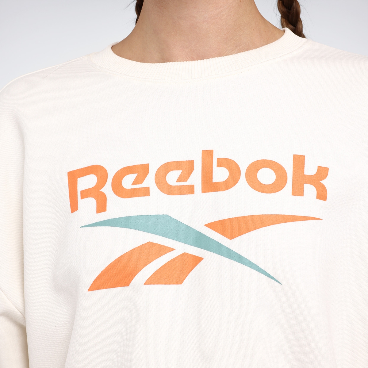 Reebok NEW ID CRP CREW Ekru Kadın Sweatshirt