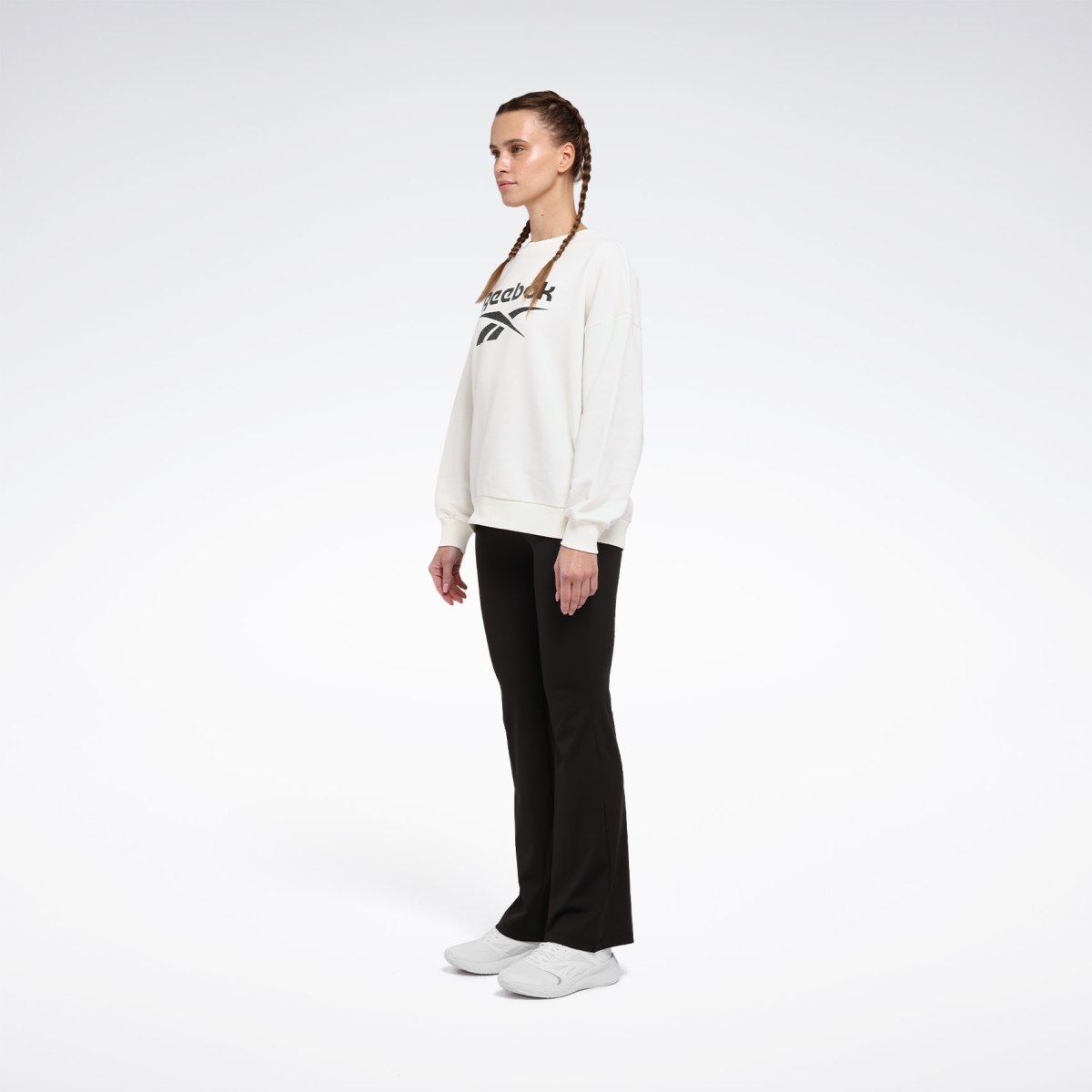 Reebok NEW ID REG CREW Ekru Kadın Sweatshirt