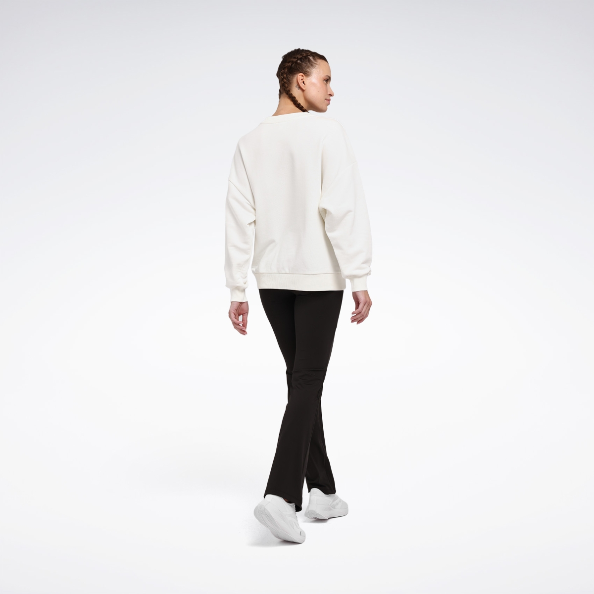 Reebok NEW ID REG CREW Ekru Kadın Sweatshirt