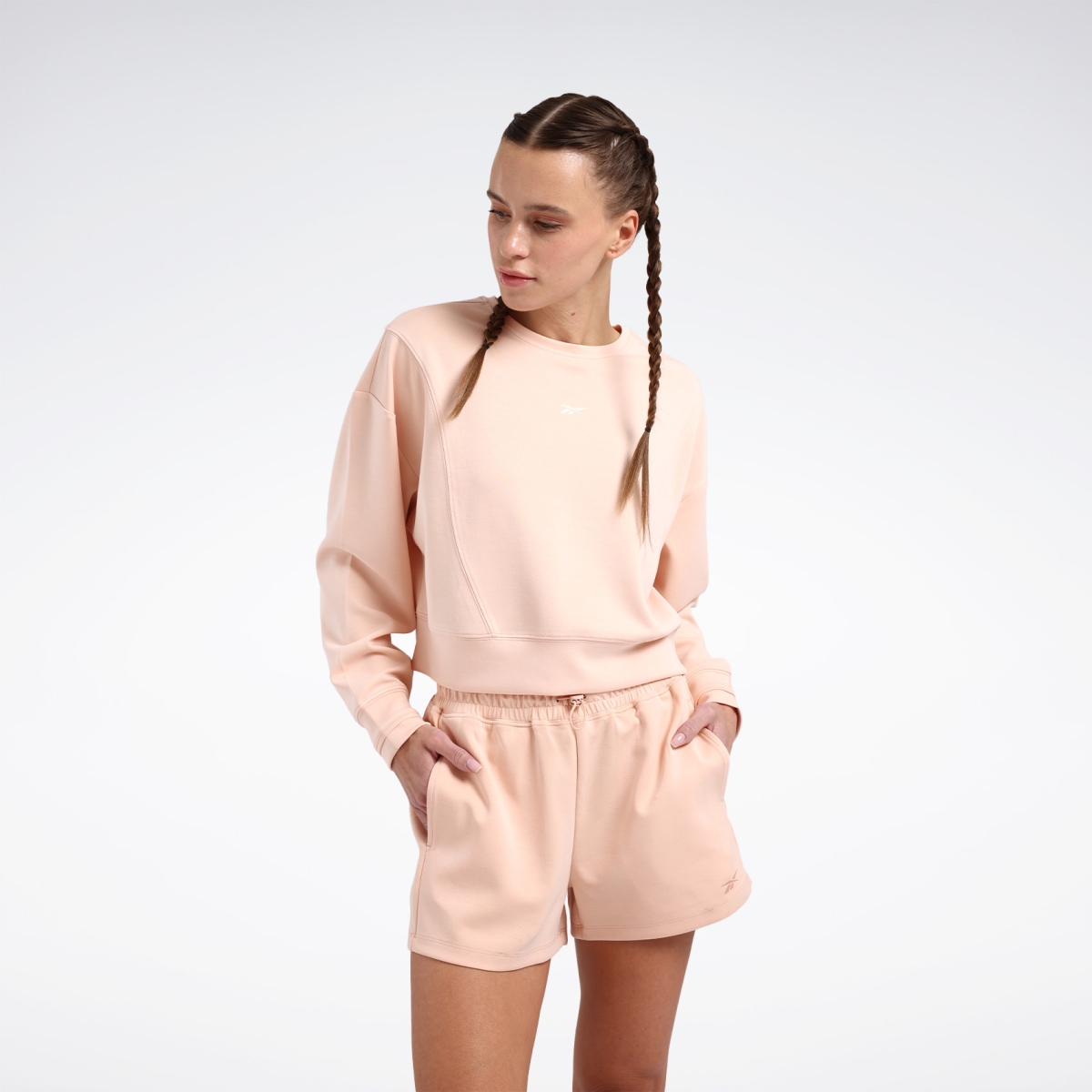 Reebok RONE C NECK Somon Kadın Sweatshirt