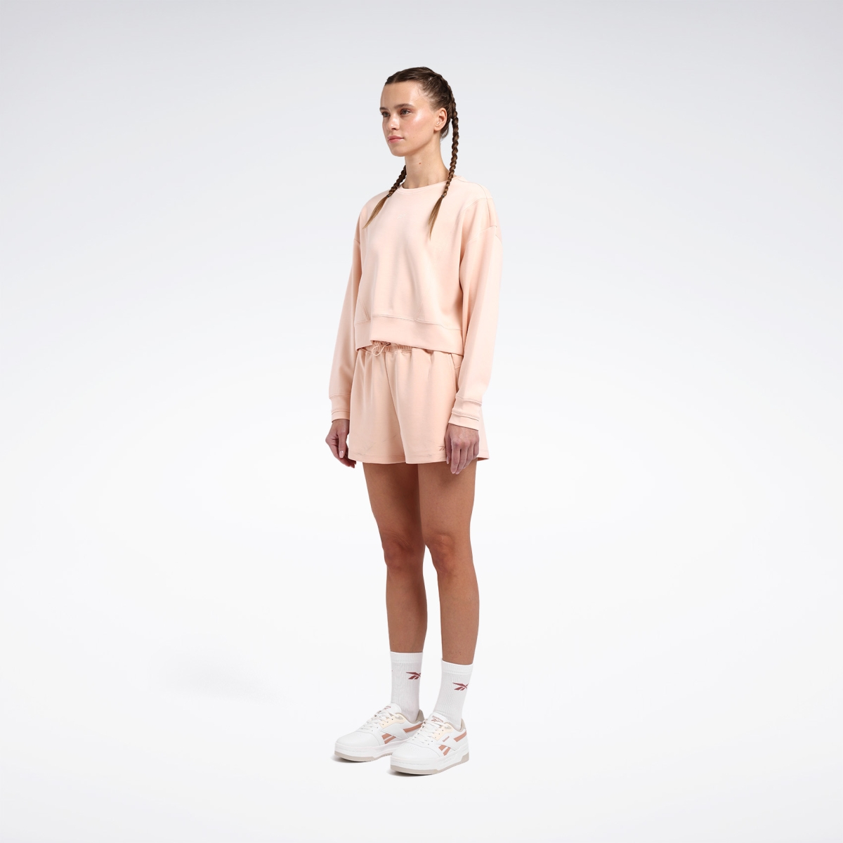 Reebok RONE C NECK Somon Kadın Sweatshirt
