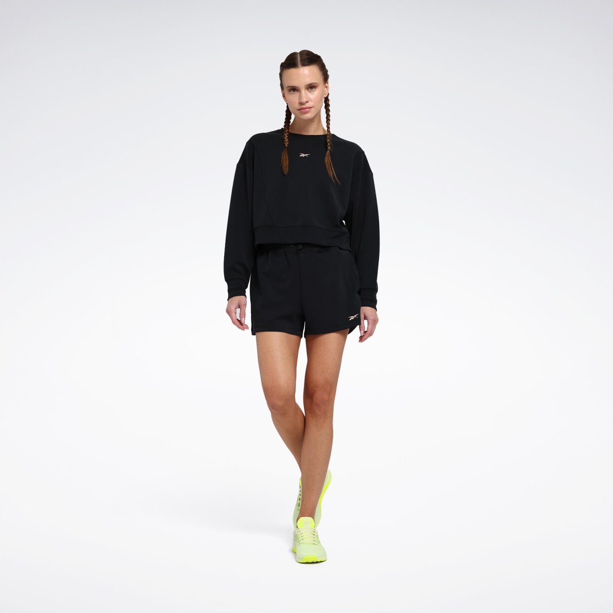 Reebok RONE C NECK Siyah Kadın Sweatshirt