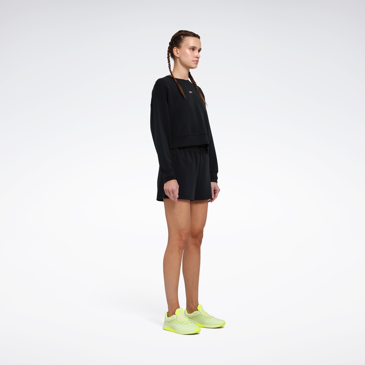 Reebok RONE C NECK Siyah Kadın Sweatshirt