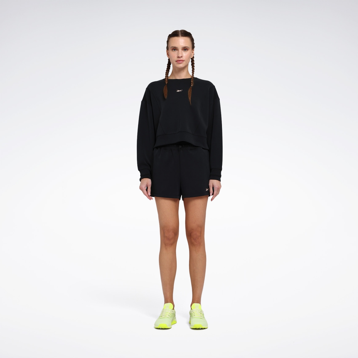 Reebok RONE C NECK Siyah Kadın Sweatshirt