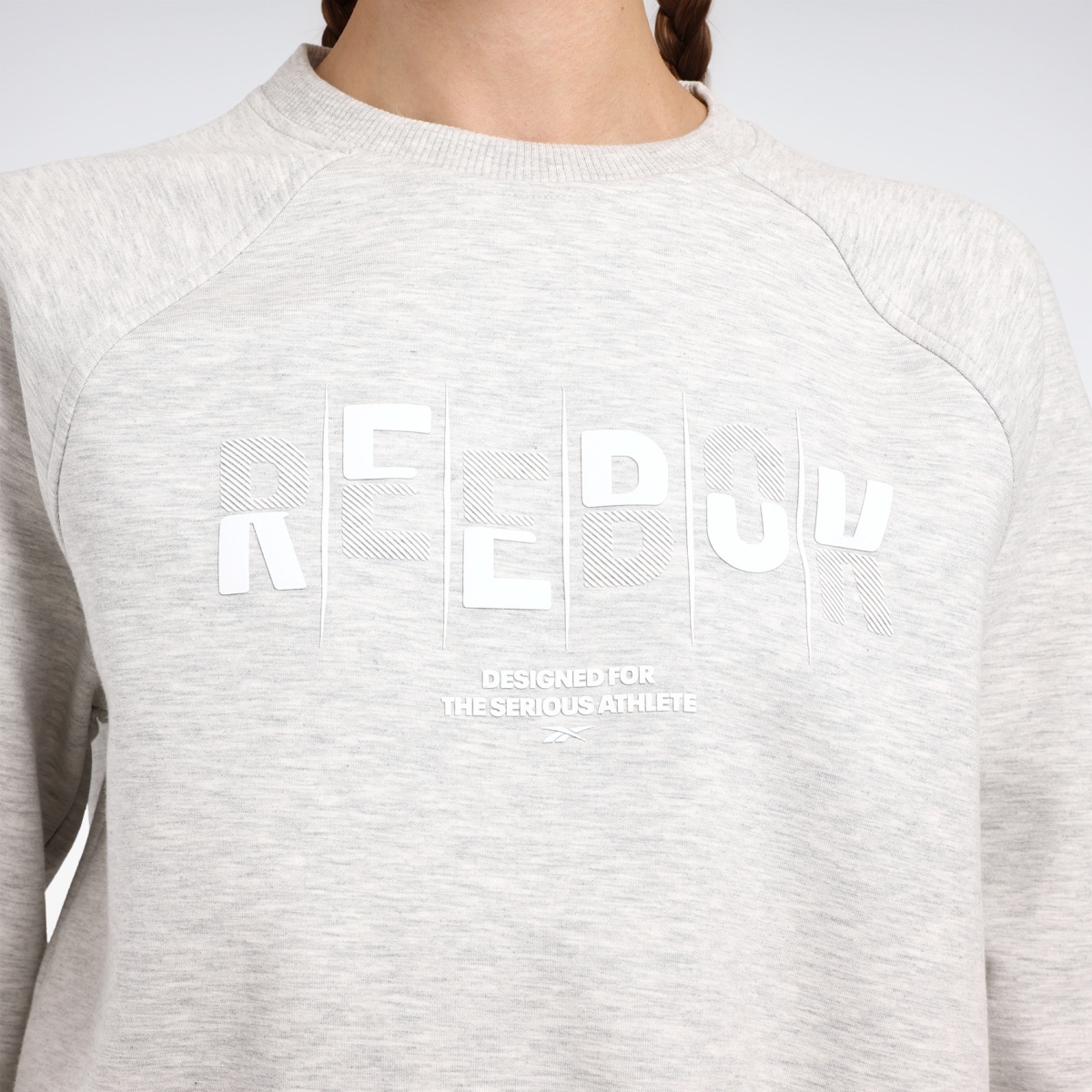 Reebok RUNA TOP Gri Kadın Sweatshirt