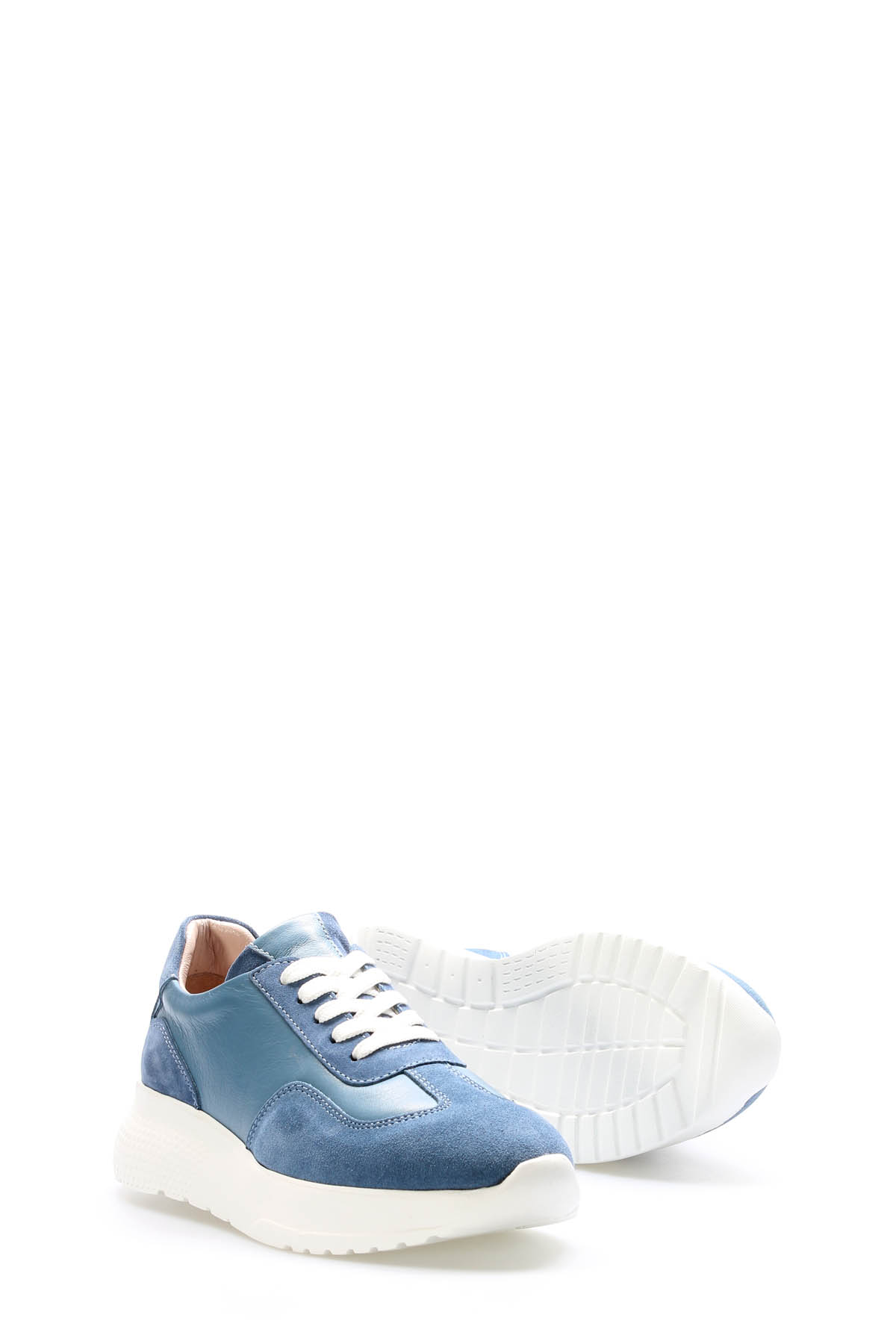 Hakiki Deri Kadın Casual Ayakkabı 982ZA1050 - Görsel 4