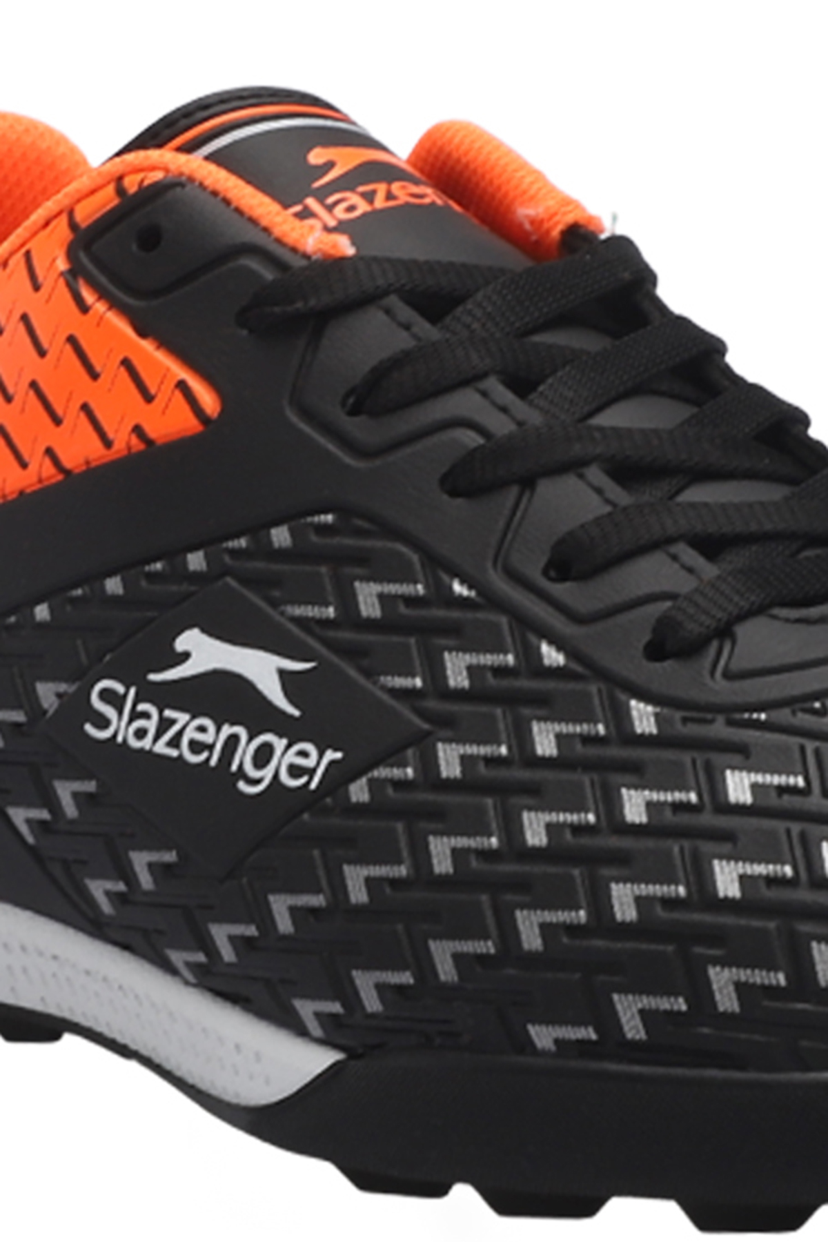 CYCLE I HS Unisex Çocuk Futbol Ayakkabı Siyah / Turuncu - Görsel 5