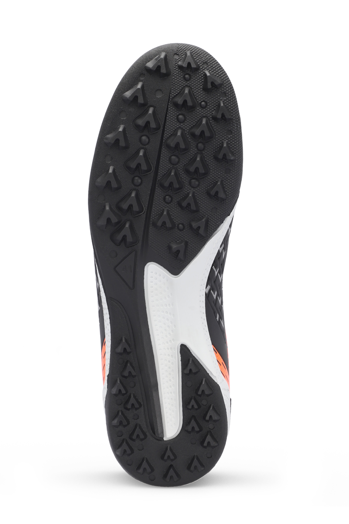 CYCLE I HS Unisex Çocuk Futbol Ayakkabı Siyah / Turuncu - Görsel 8