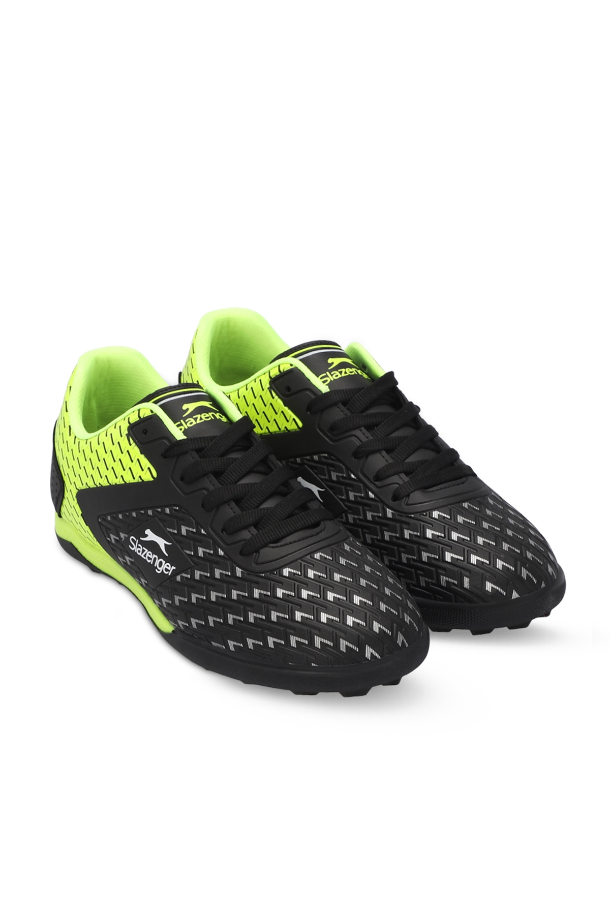 CYCLE I HS Unisex Çocuk Futbol Ayakkabı Siyah / Yeşil - Görsel 3