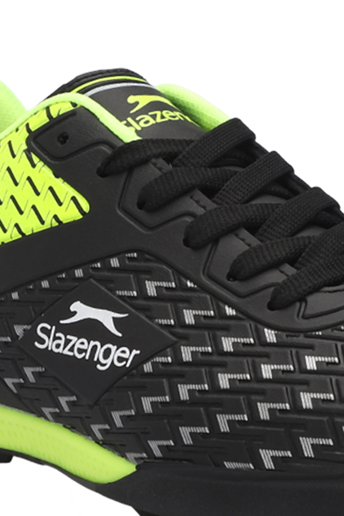 CYCLE I HS Unisex Çocuk Futbol Ayakkabı Siyah / Yeşil - Görsel 5