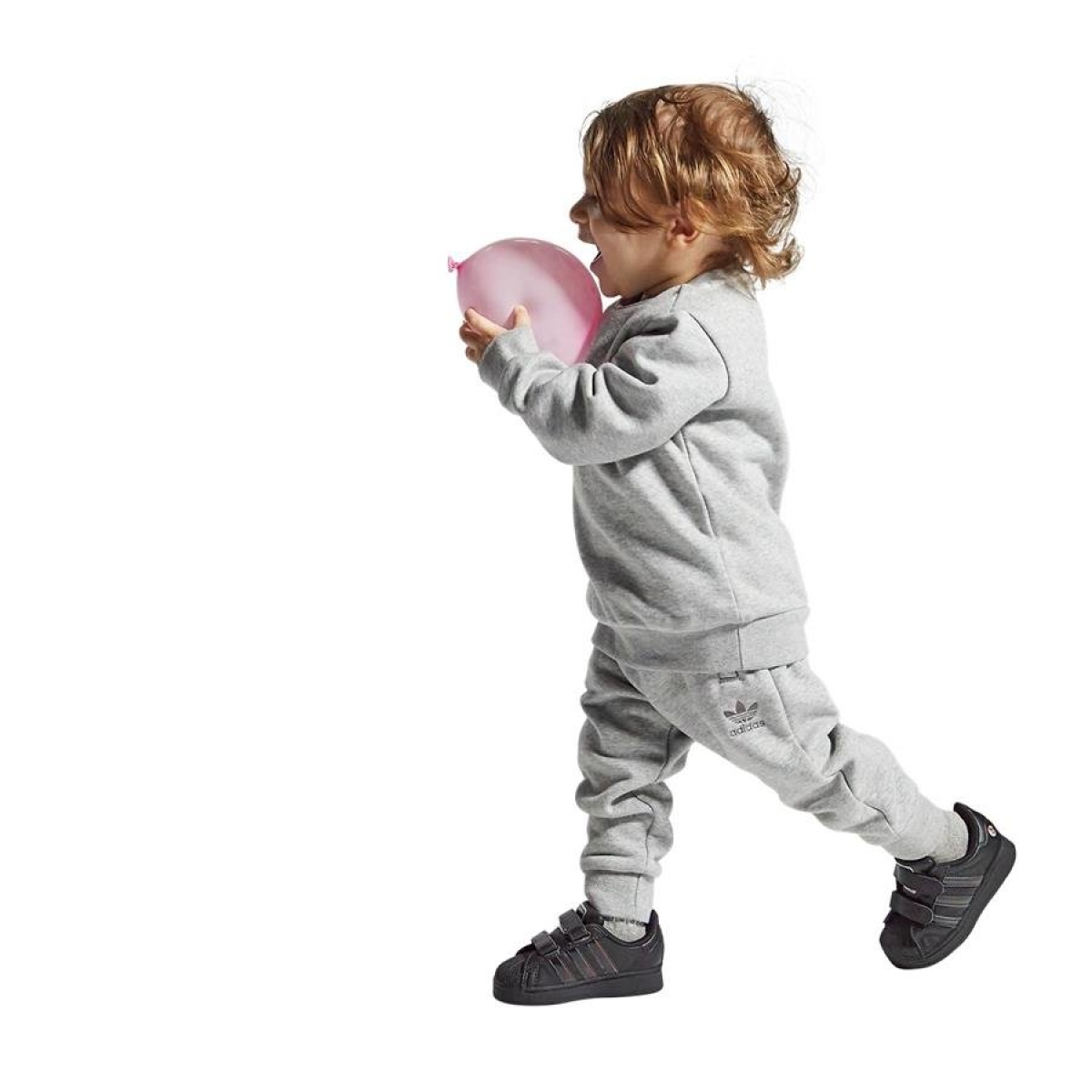 Bebek Siyah Sneaker SUPERSTAR LED LIGHTS CF I JI0512 - Görsel 3