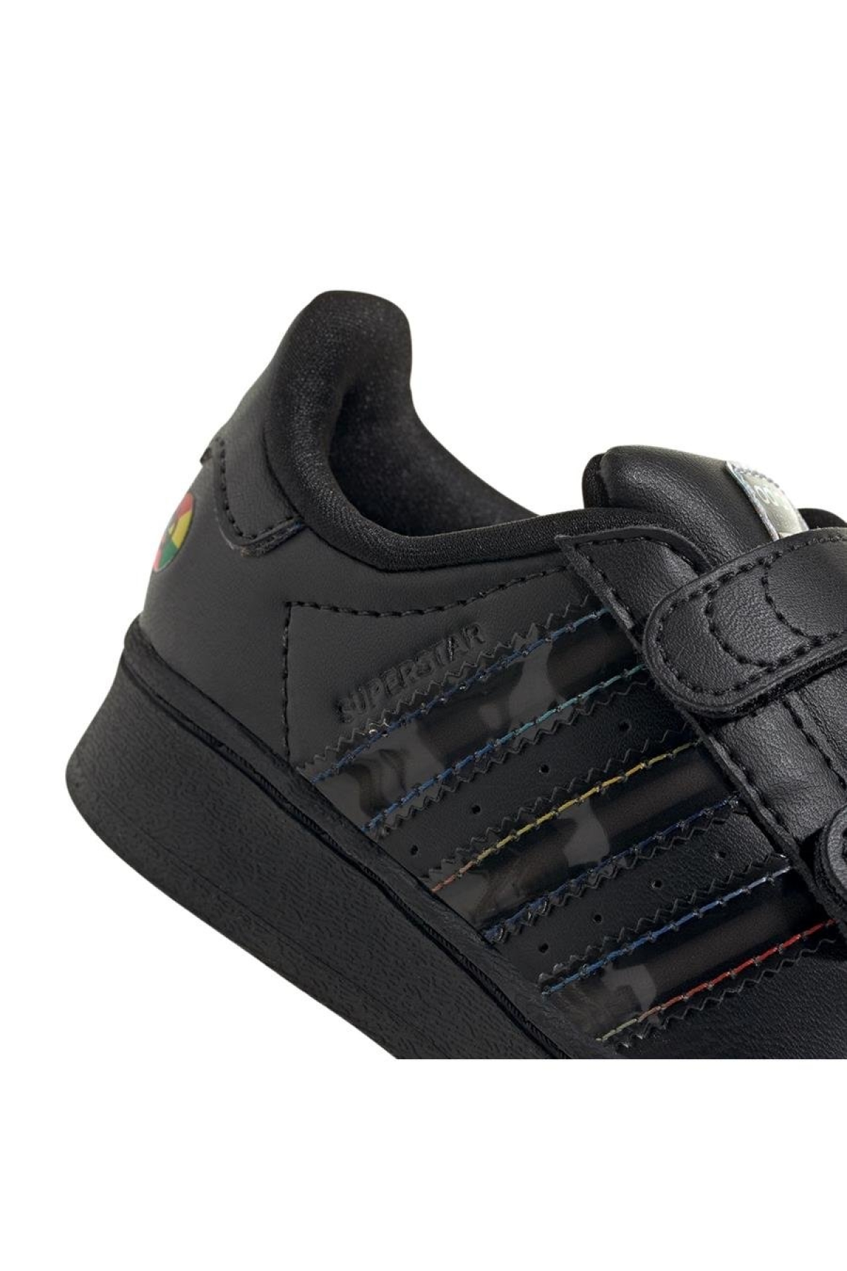 Bebek Siyah Sneaker SUPERSTAR LED LIGHTS CF I JI0512 - Görsel 10