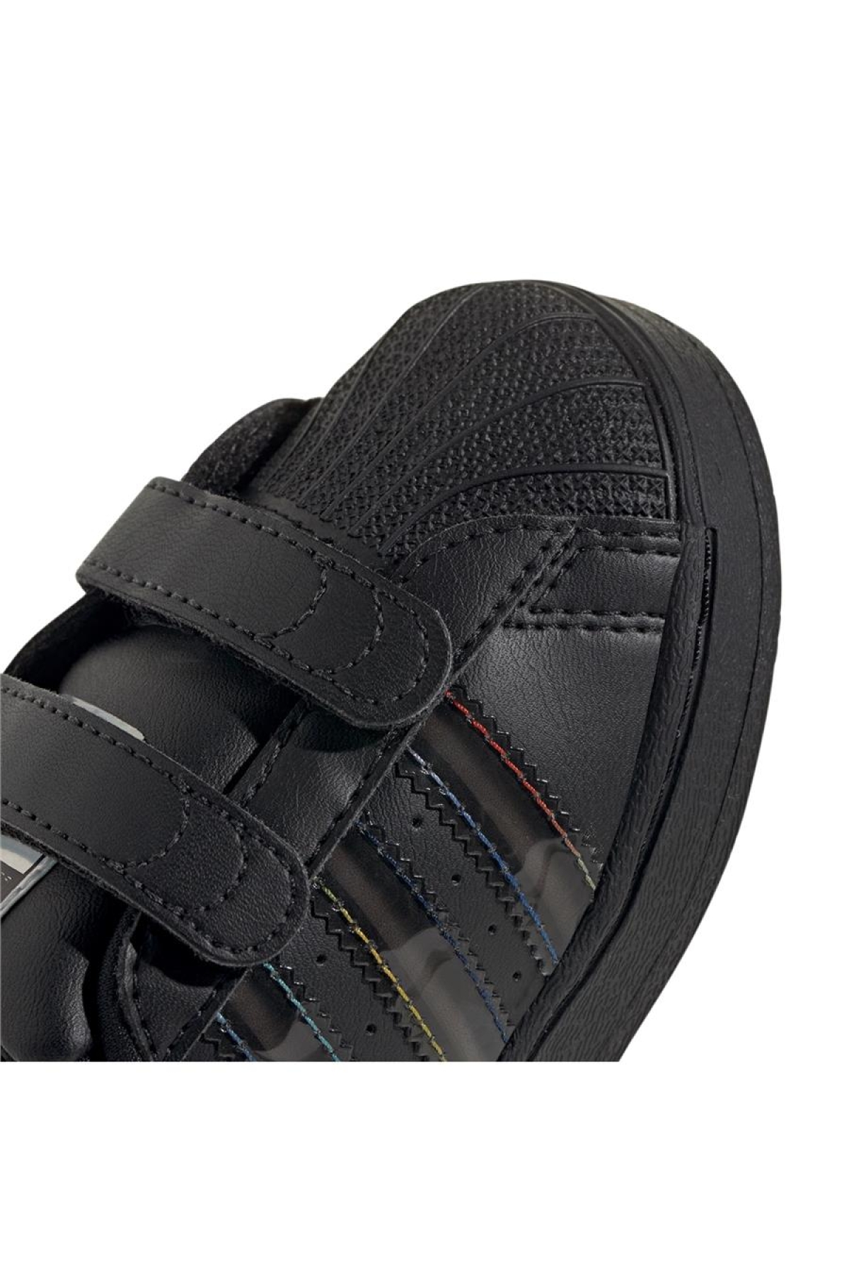 Bebek Siyah Sneaker SUPERSTAR LED LIGHTS CF I JI0512 - Görsel 11