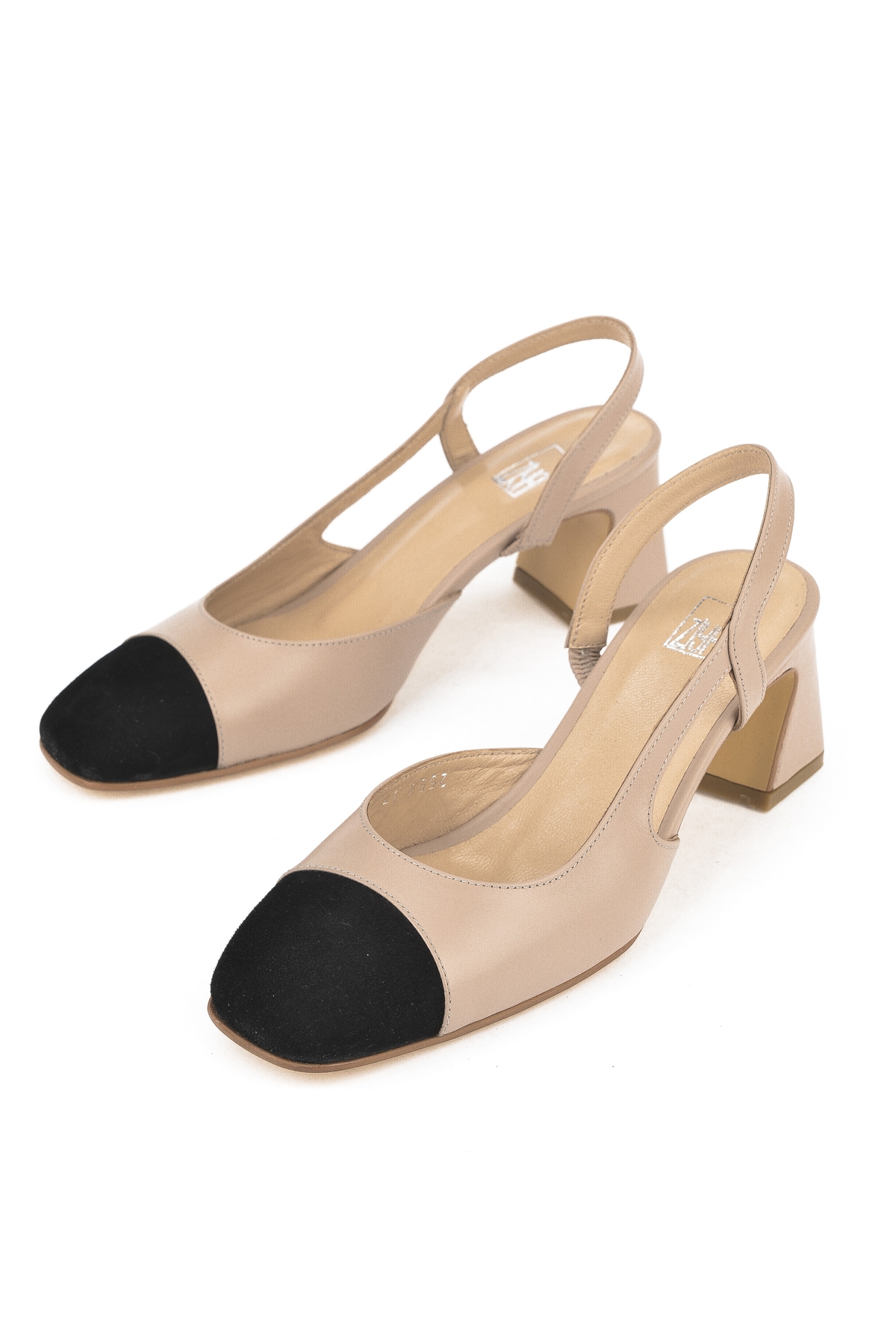 Kadın Hakiki Deri Topuklu Ayakkabı 1511030Z2553 Cappuccino - Görsel 5