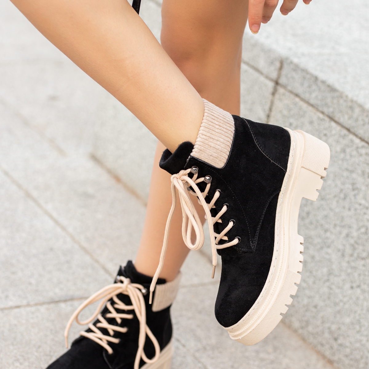 Garantili D238 Su Ve Soğuk Geçirmez Kadın Bot - Görsel 8