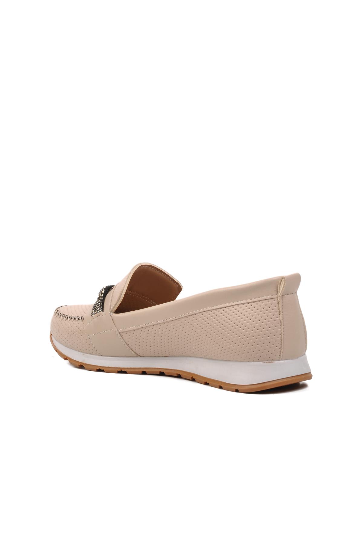 067 Bej Kadın Günlük Ayakkabı - Görsel 5