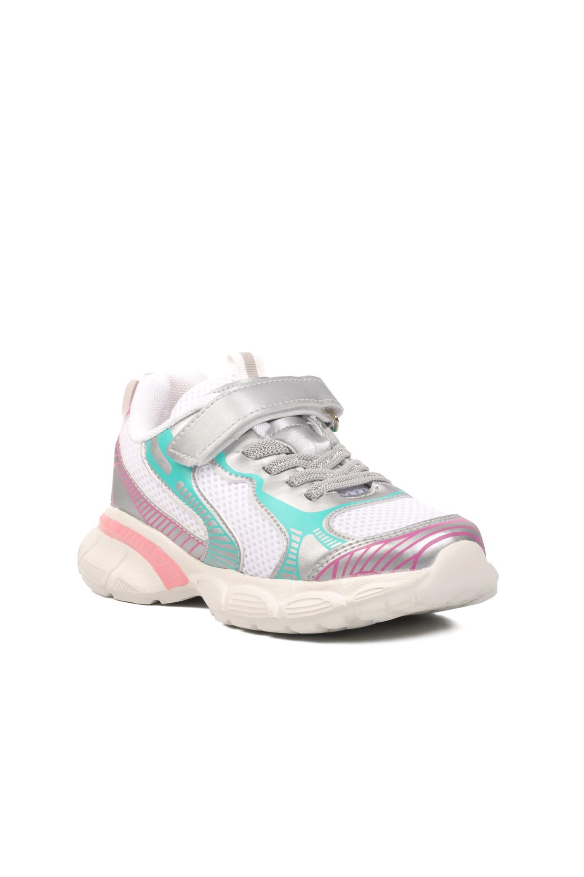 Adam-F Gümüş Çocuk Spor Ayakkabı - Görsel 2