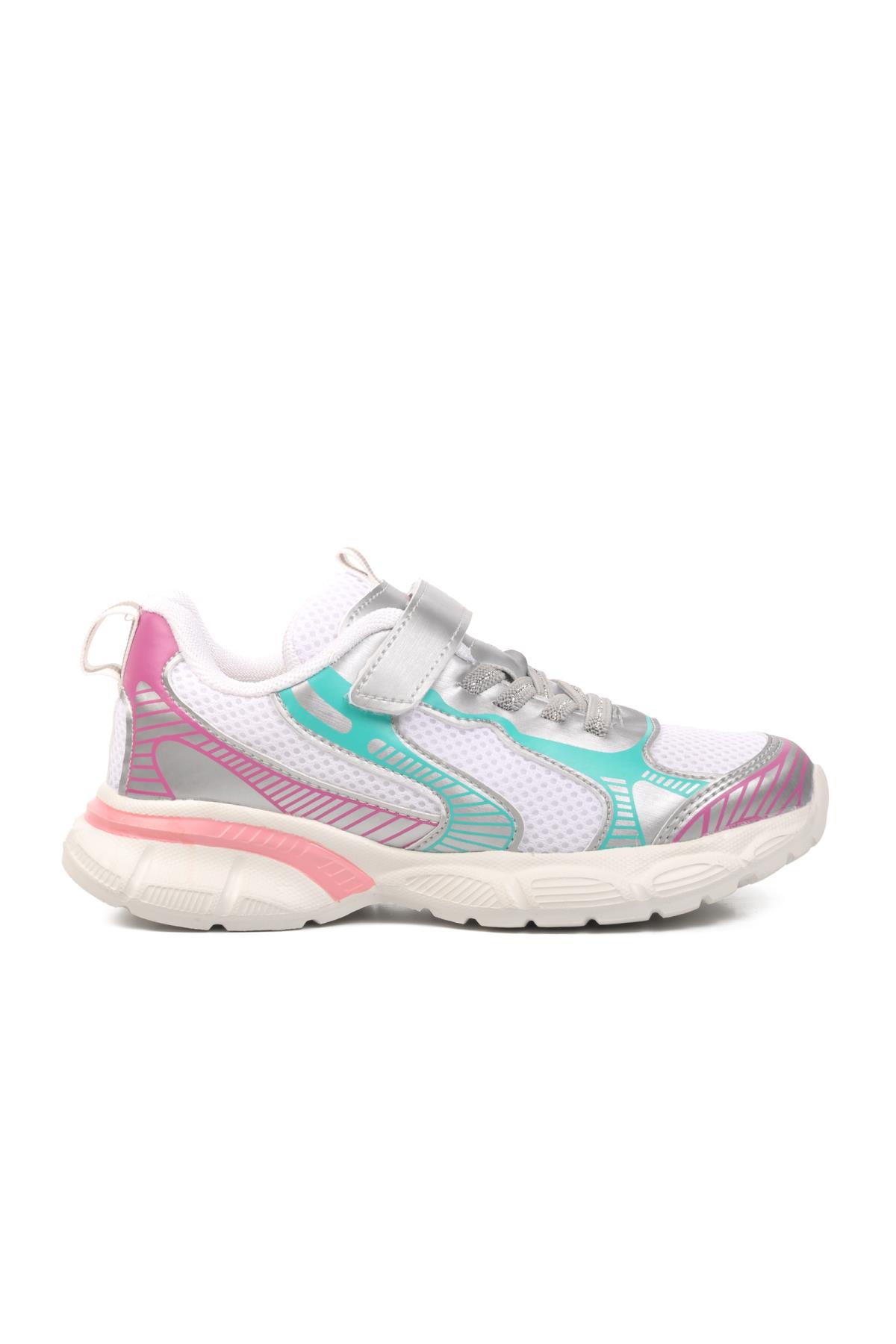 Adam-F Gümüş Çocuk Spor Ayakkabı - Görsel 3