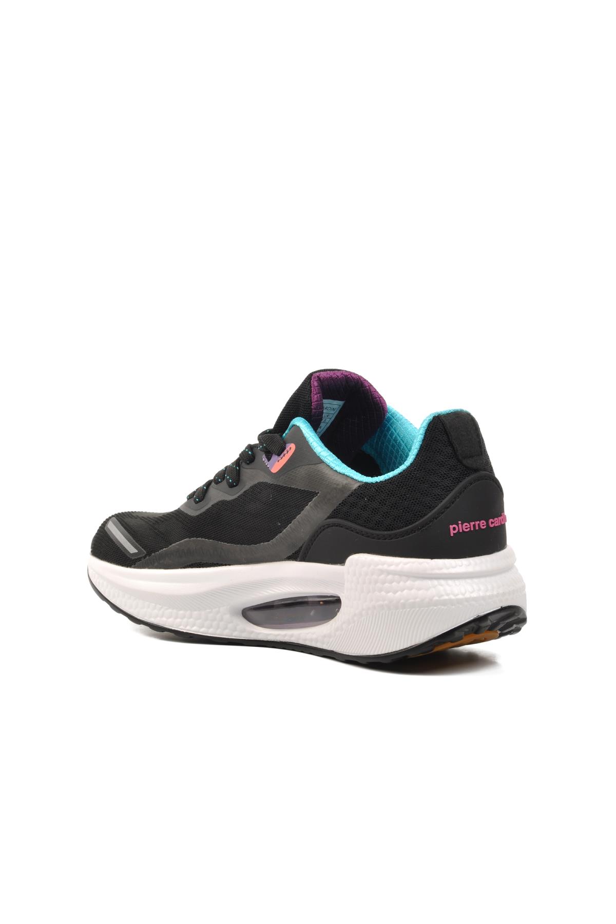 PCI-10108 Siyah-Beyaz Kadın Spor Ayakkabı - Görsel 5