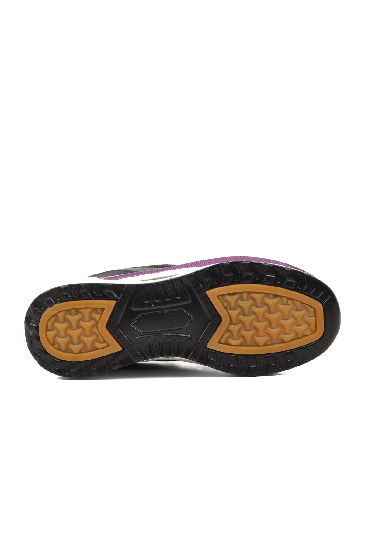 PCI-10108 Siyah-Beyaz Kadın Spor Ayakkabı - Görsel 6