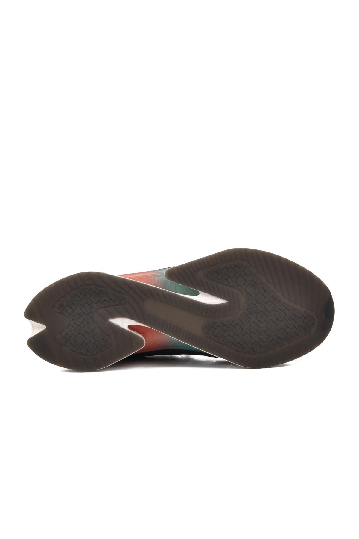 PCI-10020 Siyah-Beyaz Kadın Spor Ayakkabı - Görsel 6