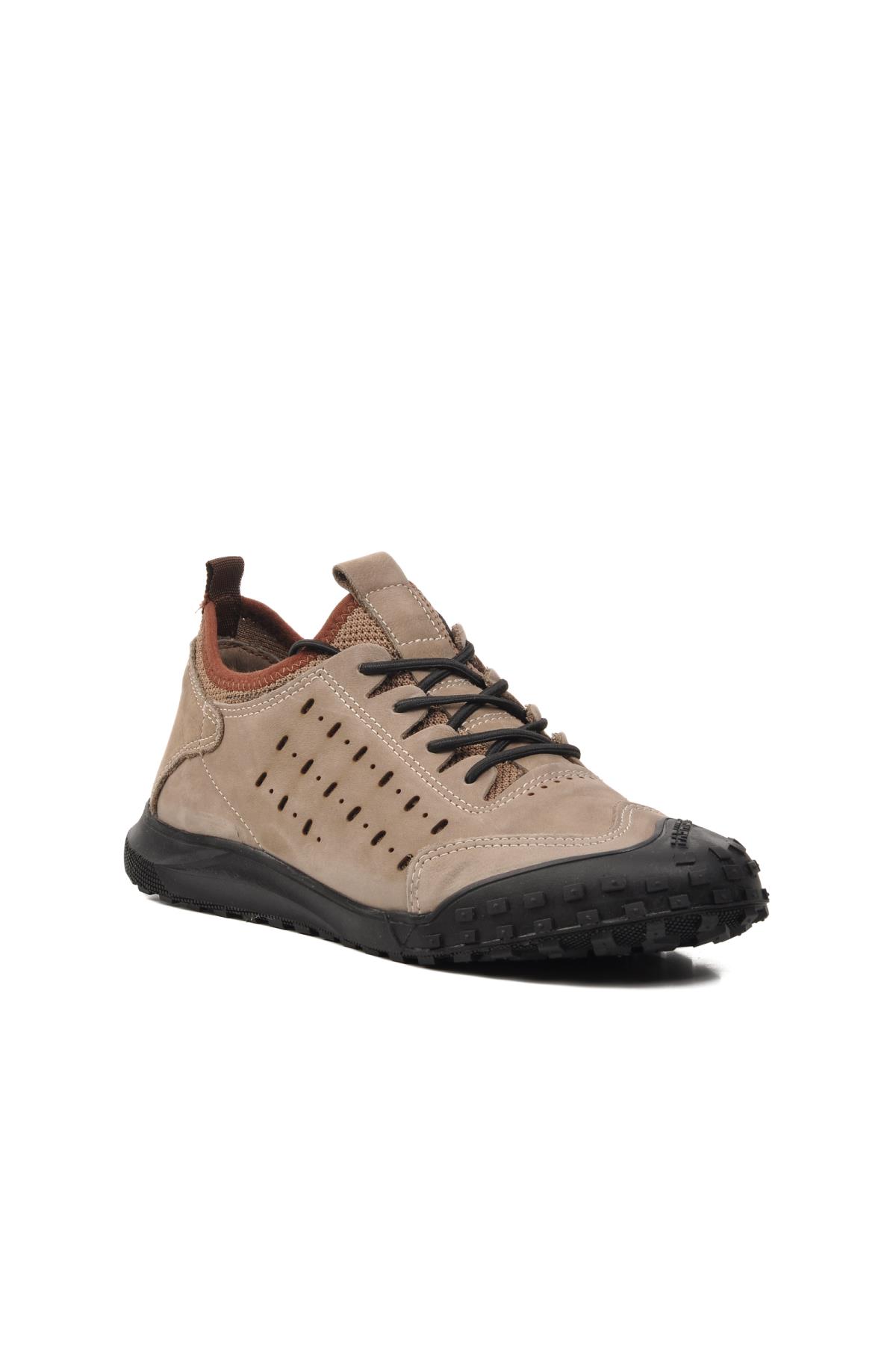 152-15347 Vizon Hakiki Deri Erkek Casual Ayakkabı - Görsel 2