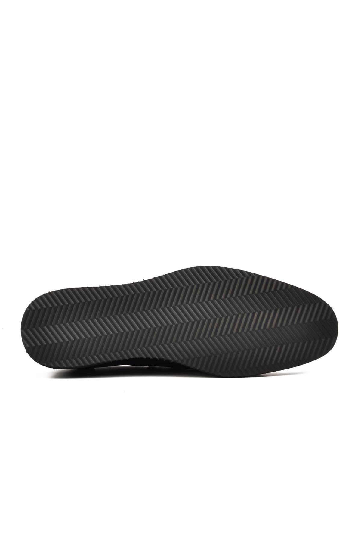 Premium 03256 Siyah Hakiki Deri Erkek Casual Ayakkabı - Görsel 6