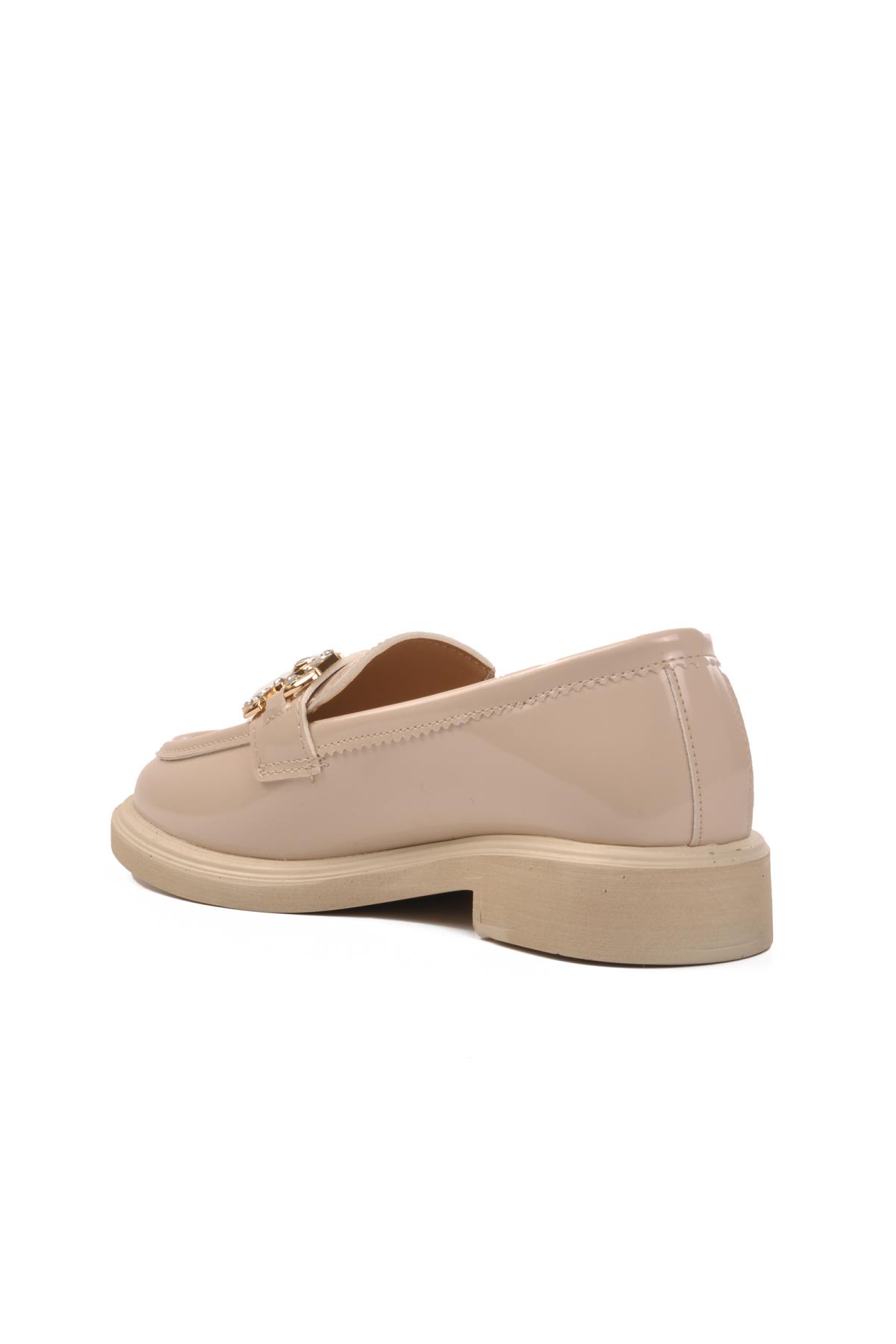 261161 Bej Rugan Kadın Günlük Ayakkabı - Görsel 5