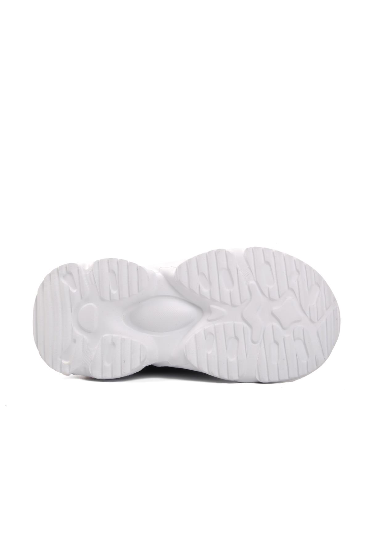 1783-P Siyah-Turuncu Çocuk Spor Ayakkabı - Görsel 6