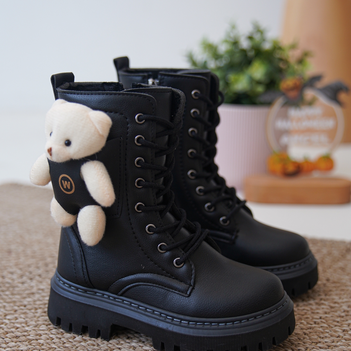 Garantili D006 Günlük Ortopedik Ayıcıklı Kız Çocuk Botu - Görsel 9