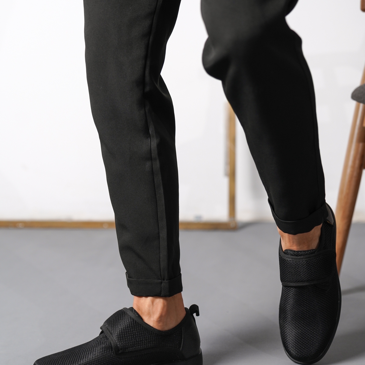 D3250 Günlük Ortopedik Cırtlı Garantili Erkek Klasik Ayakkabı - Görsel 3