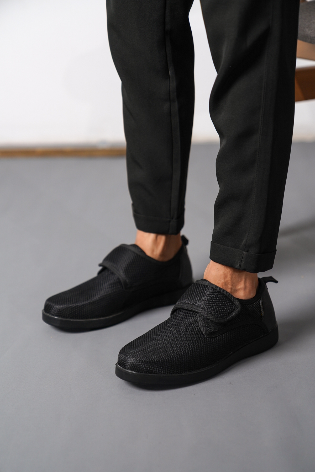 D3250 Günlük Ortopedik Cırtlı Garantili Erkek Klasik Ayakkabı - Görsel 9